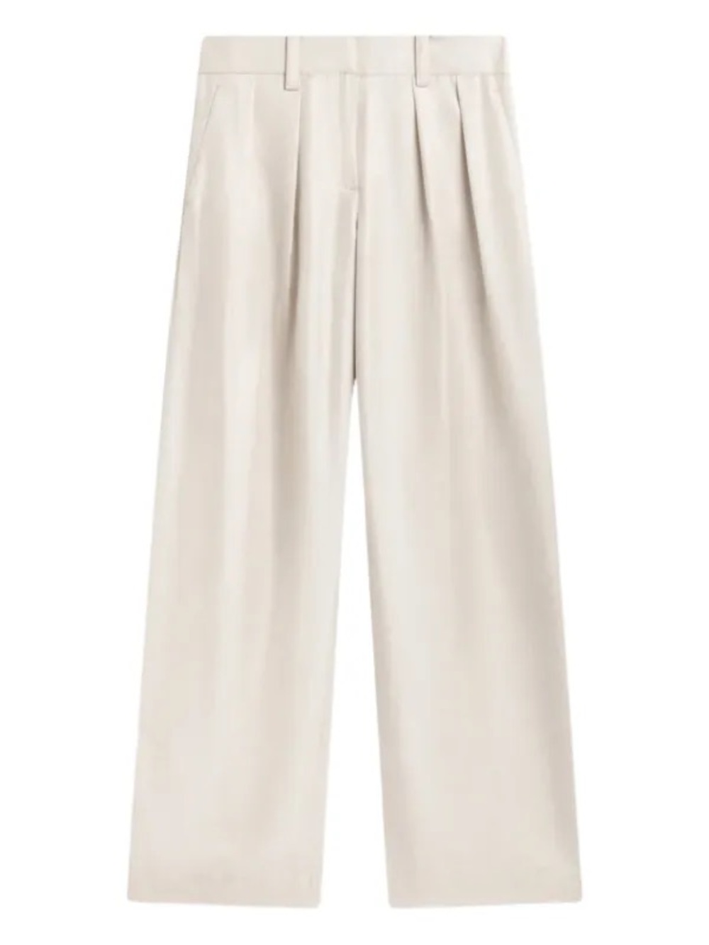 The Frankie shop Wide-Leg High-Waist grey/cream Trousers! Xs ! Never worn!